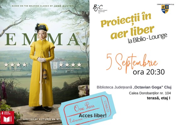 Proiecție de film în aer liber: „Emma”